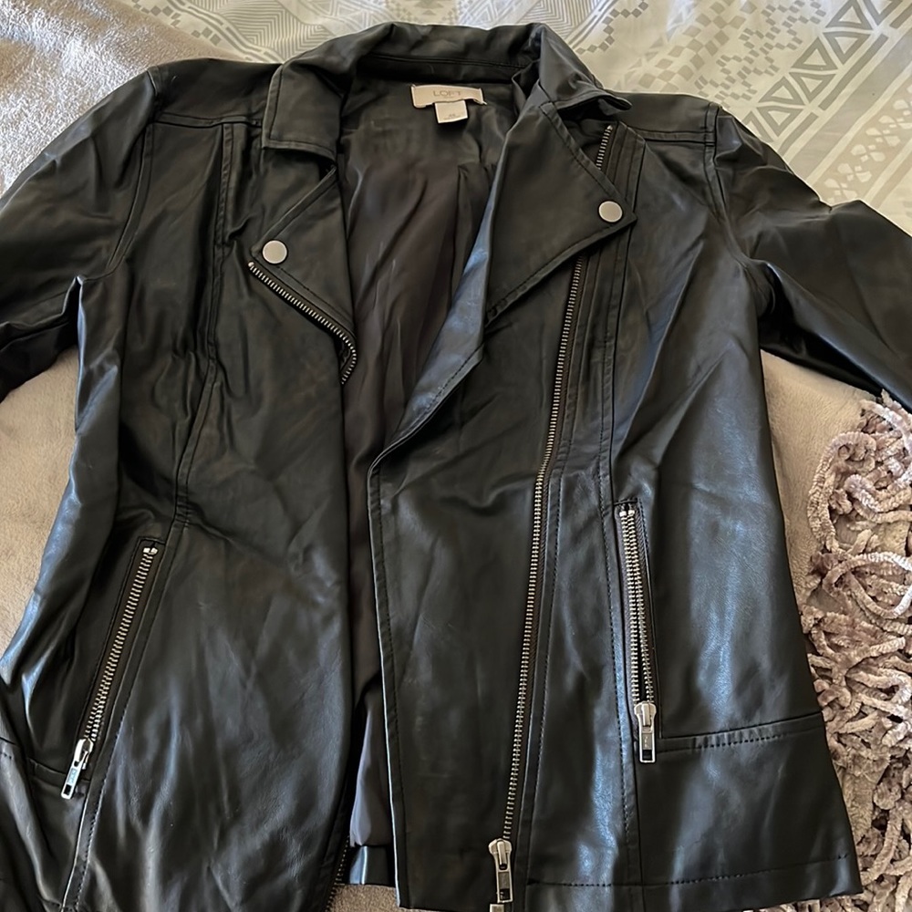 Loft leather jacket